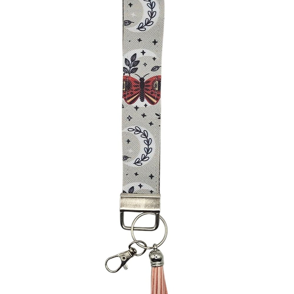 Handmade Crystals Faux Leather Wristlet - Picture 1 of 3